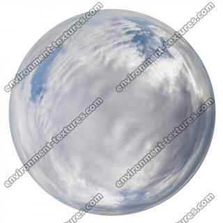 HDRi Skydome of Blue Clouded Sky 12K